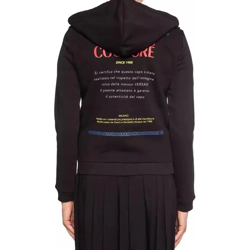 VERSACE Jackets Coats Women's Black-2