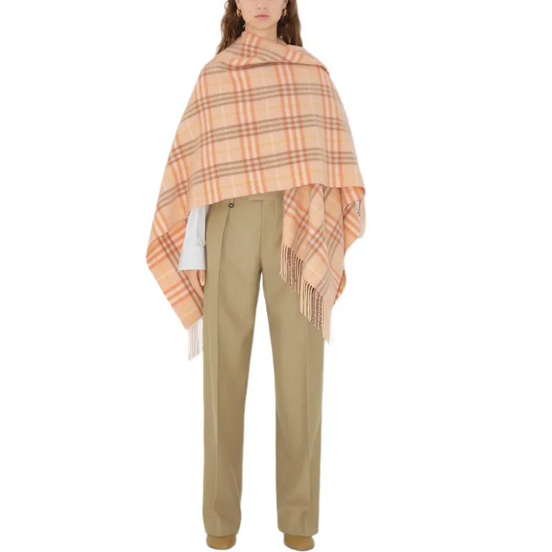 Burberry FW24 Cloak Women's Light Orange-2