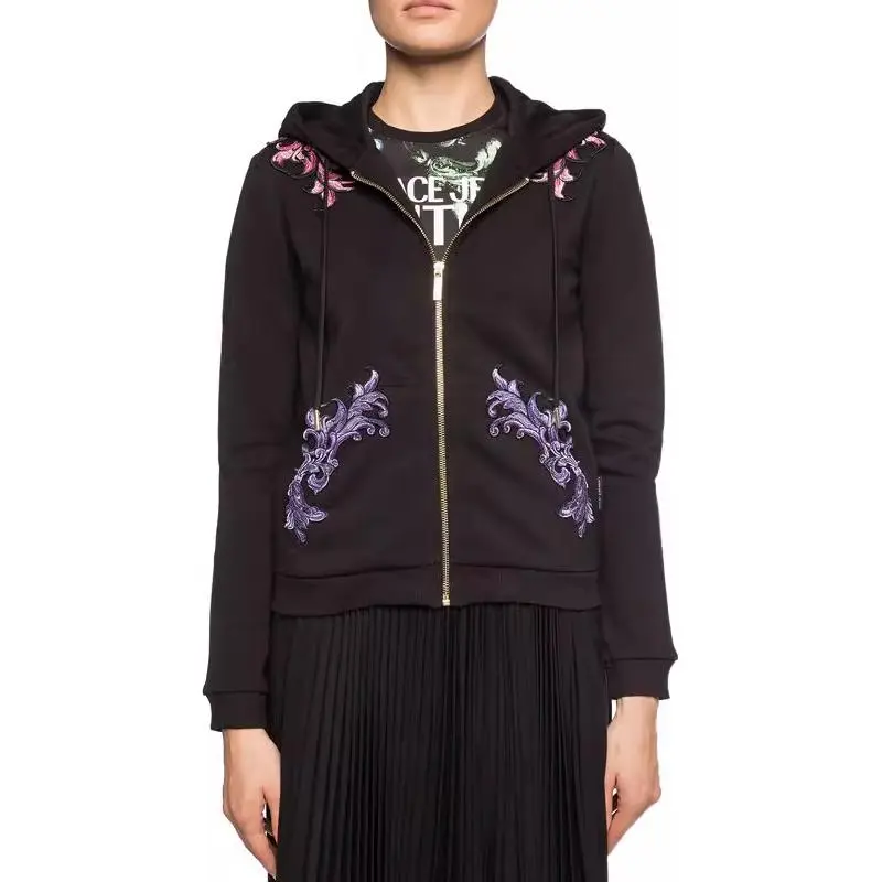 VERSACE Jackets Coats Women's Black-1