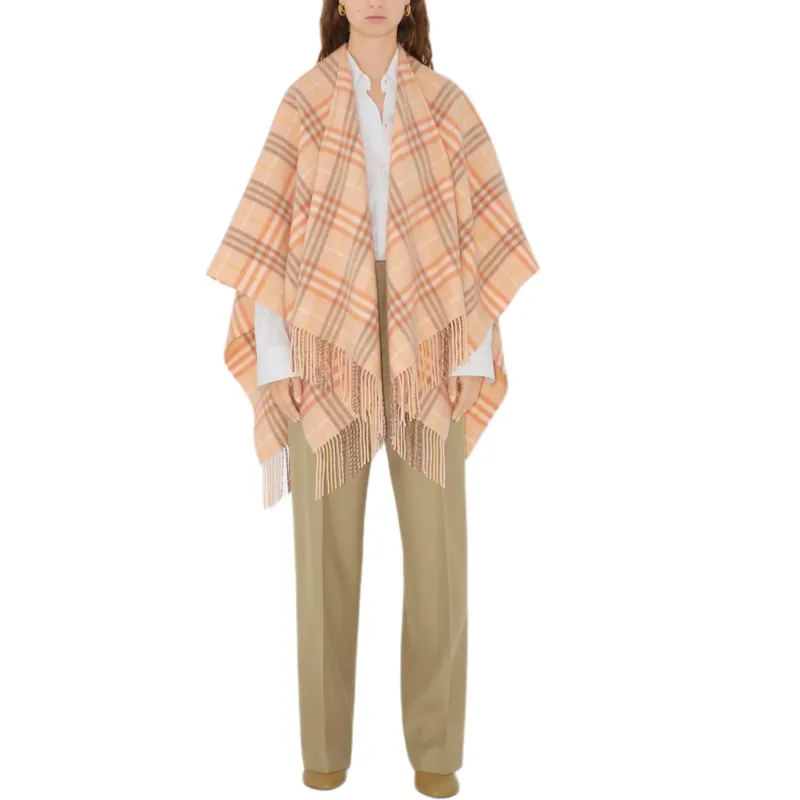Burberry FW24 Cloak Women's Light Orange-1