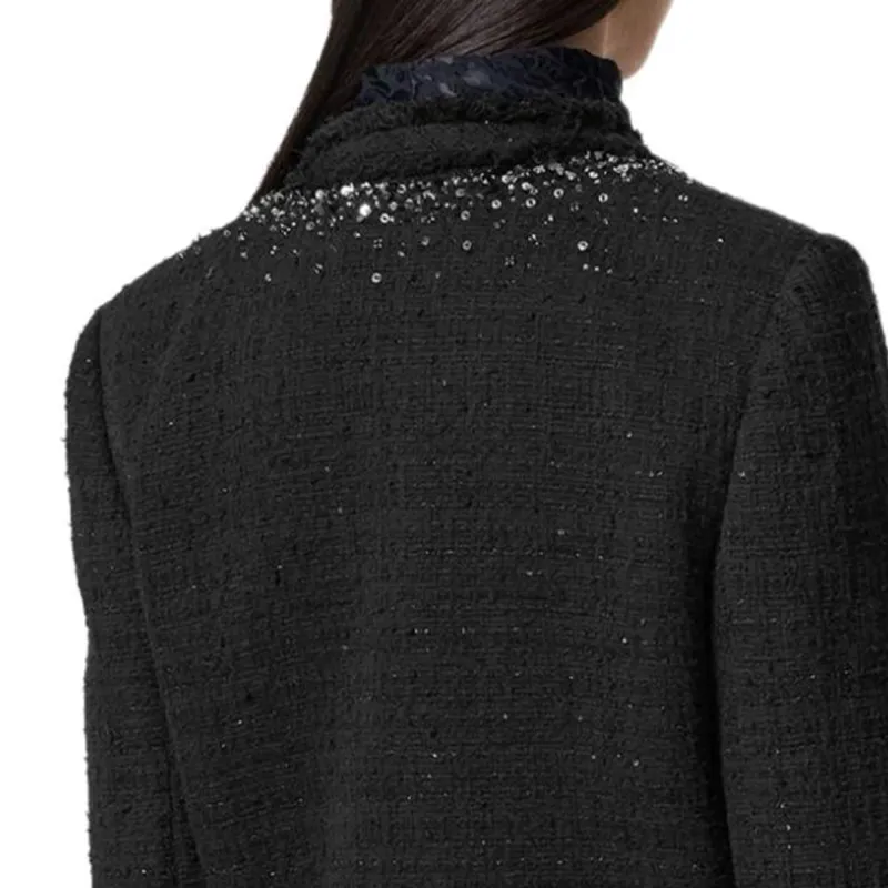 VERSACE Sequin-embellished Cotton-blend Jacket-2