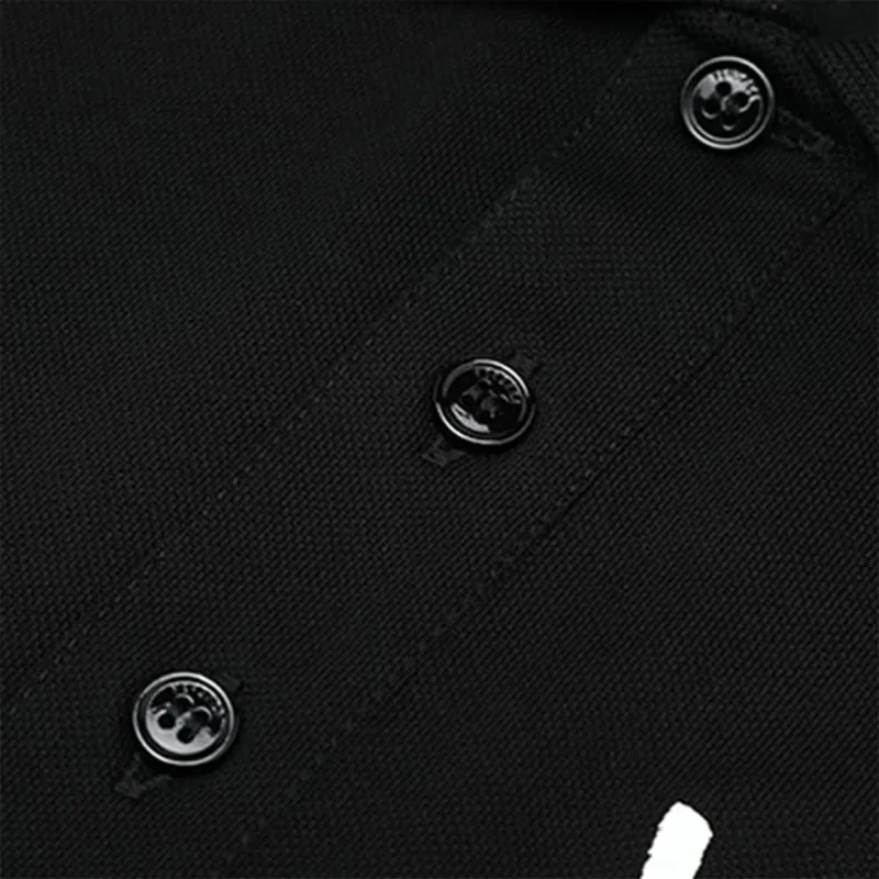 VERSACE Polo Shirts Men Black-3