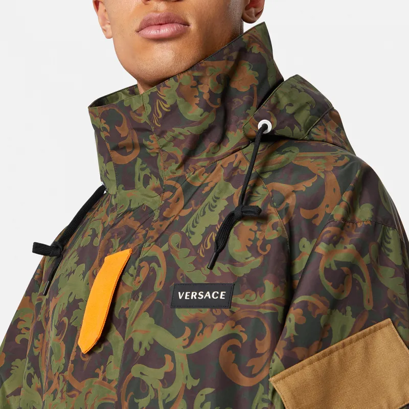 VERSACE Jackets Unisex Army Green-1