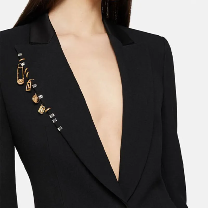 VERSACE Business Suits Women's Black-1