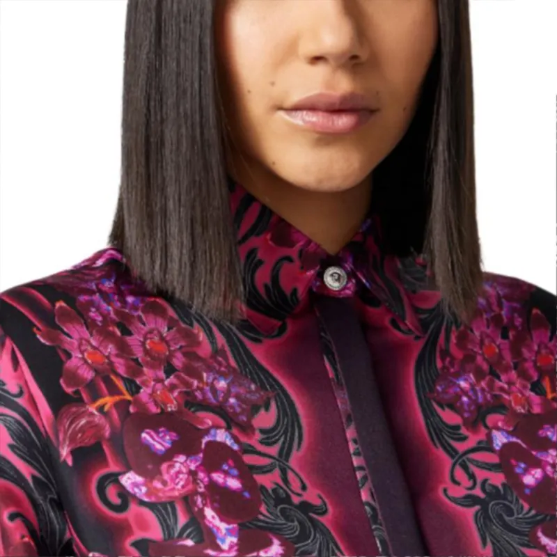 VERSACE Shirts Women's Fuchsia-4