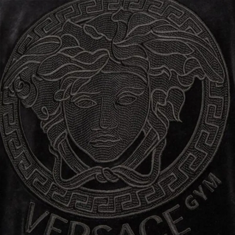 VERSACE Sweatshirts Men Black-5