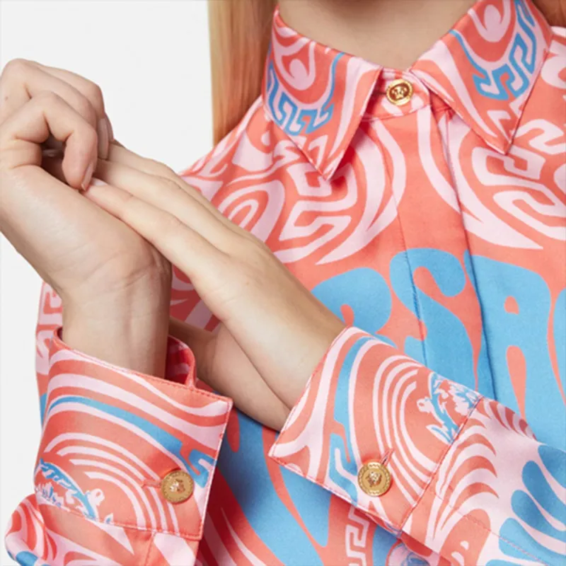 VERSACE Shirts Women's Pink-1