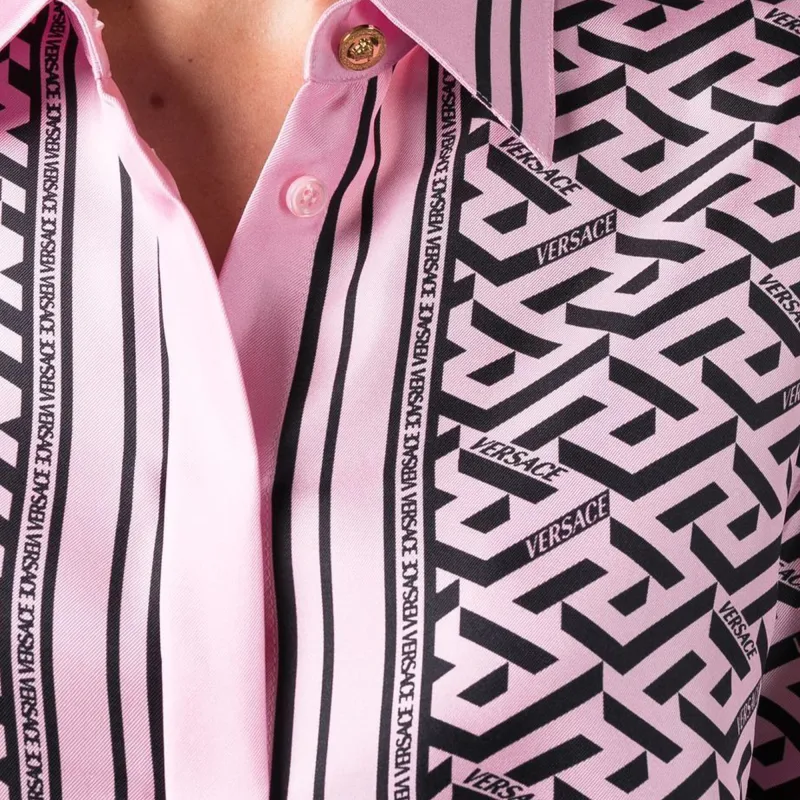 VERSACE Shirts Women's Pink-4