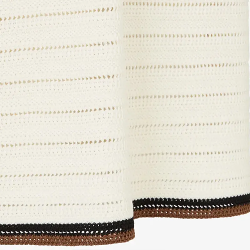FENDI SS21 Casual Long Skirt Women's White-3