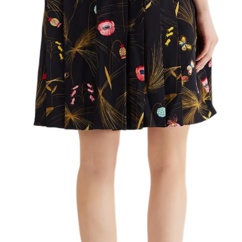 FENDI Long Sleeved Dresses Women's Black-4