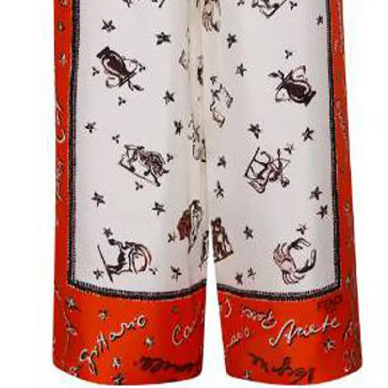 FENDI Silk Trousers-3