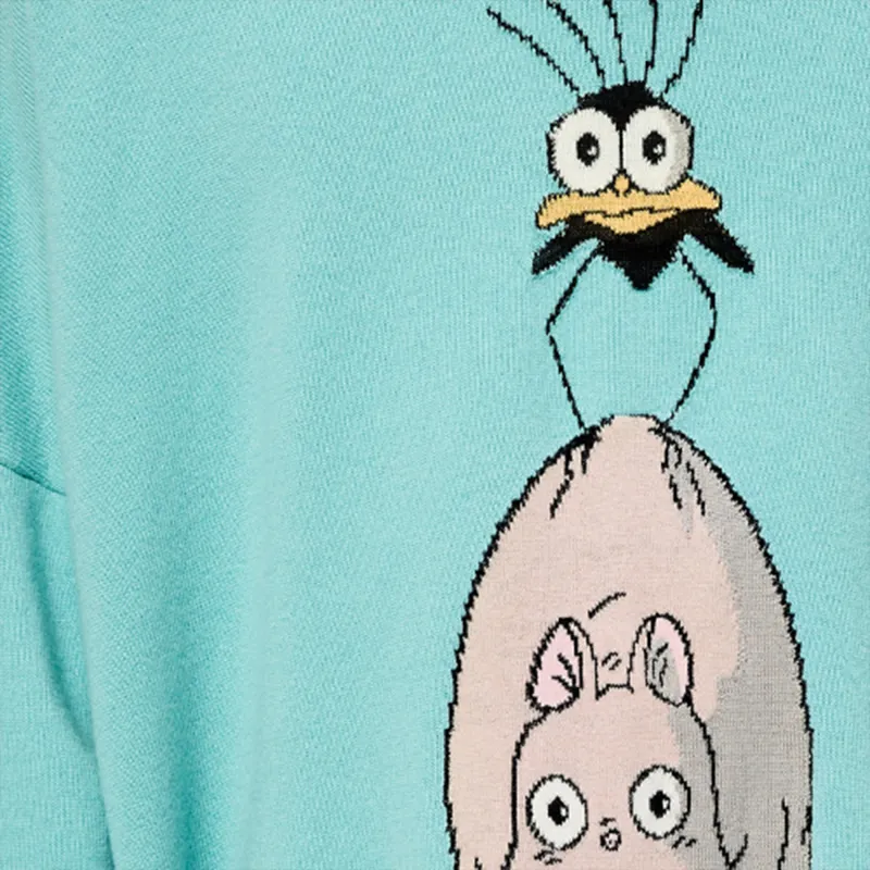 LOEWE Spirited Away SS22 Sweater Women's Turquoise-4