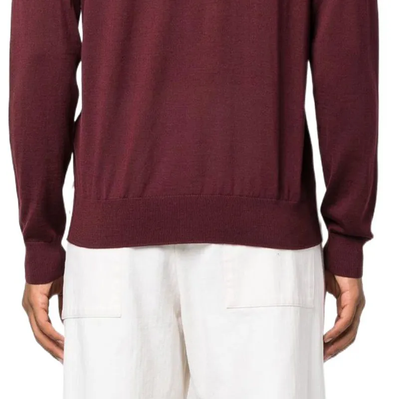 EMPORIO ARMANI Sweaters Men Burgundy-5