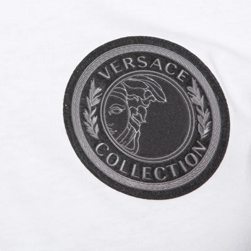 VERSACE COLLECTION Polo Shirts Men White-3