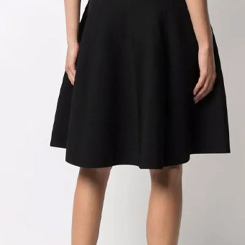 Alexander McQueen Short Sleeved Dresses Women's Black-5