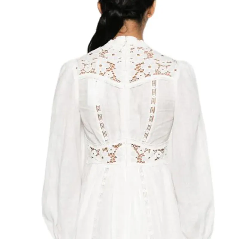 Zimmermann August Plunge Mini Dress-5