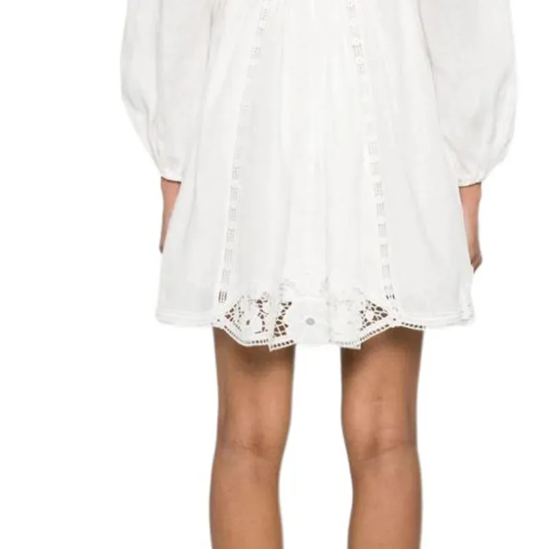 Zimmermann August Plunge Mini Dress-6