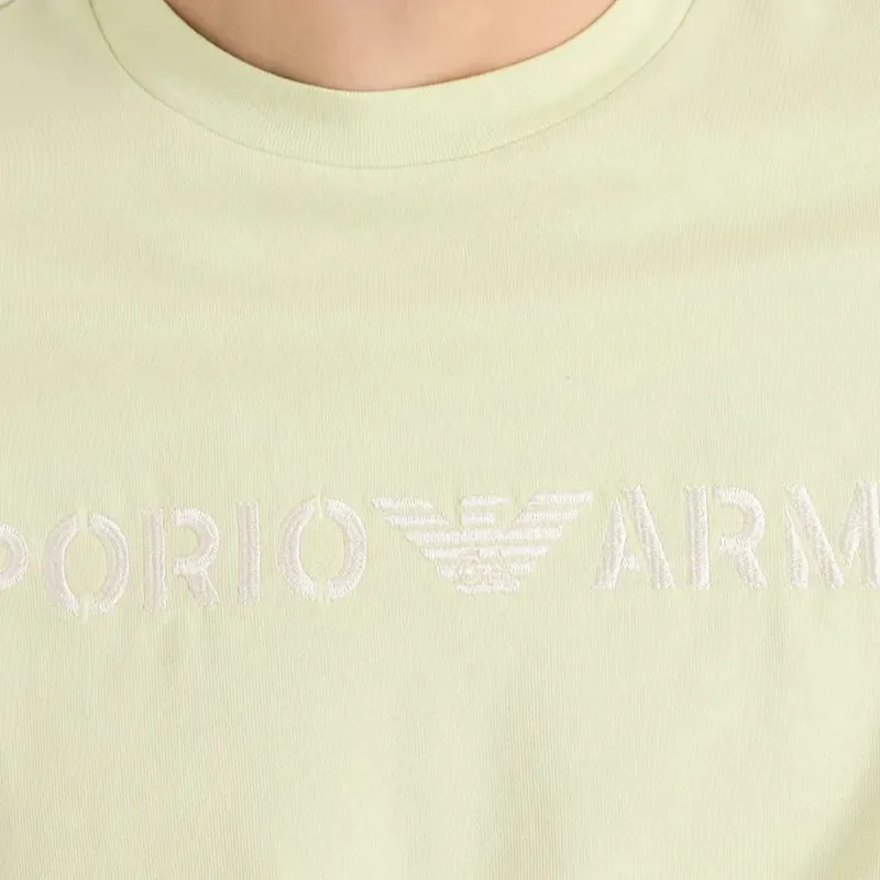 EMPORIO ARMANI T Shirt Men's Light Yellow-3