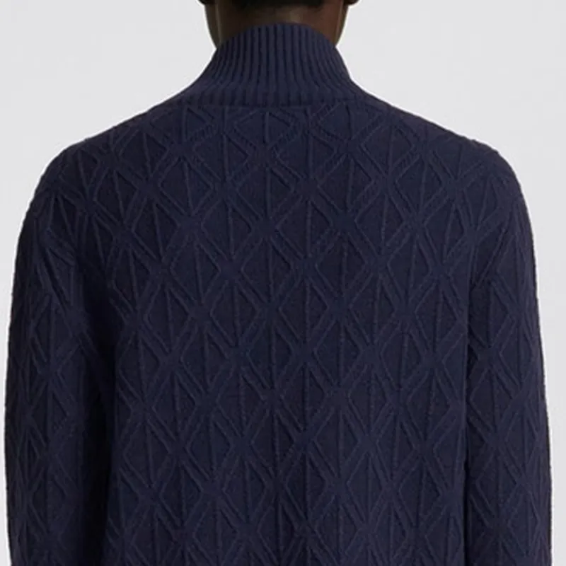 DIOR Cashmere Sweaters Men Navy-6