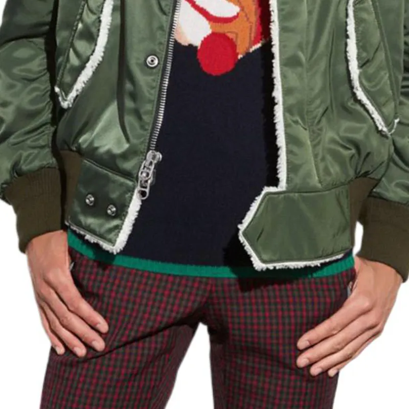 COACH Jackets Men Army Green-2