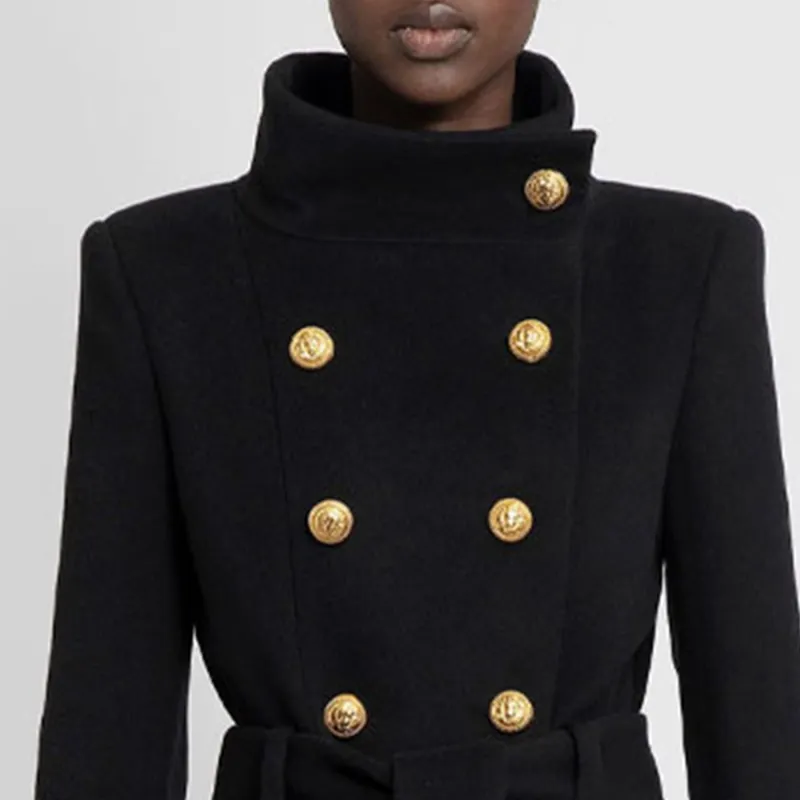 BALMAIN Velvet Jackets Women's Black-2