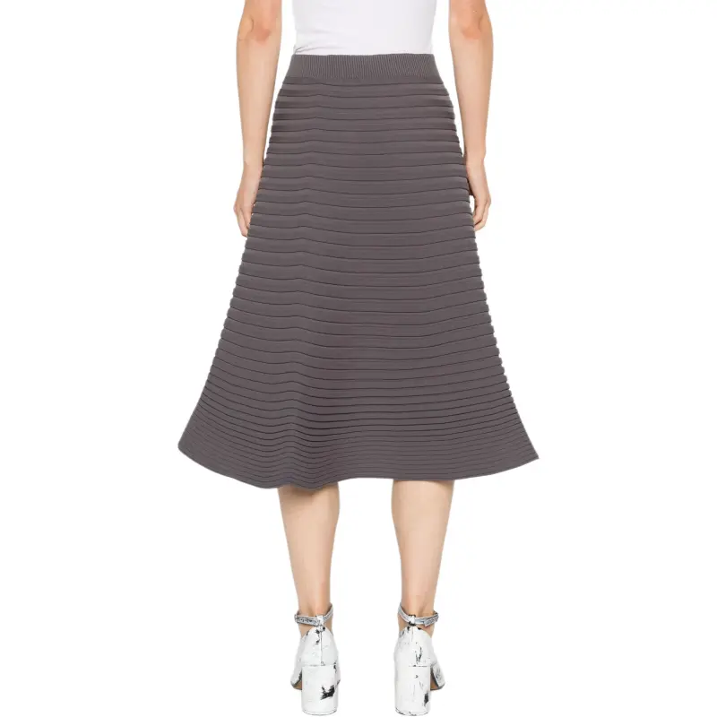 PLEATS PLEASE ISSEY MIYAKE Casual Long Skirt Women's Brown-2