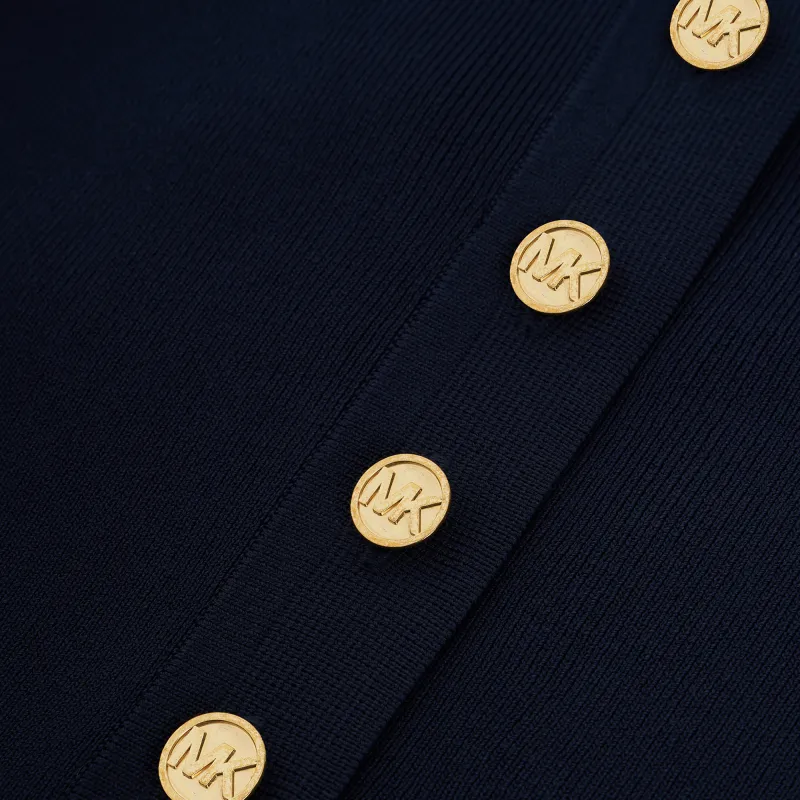 MICHAEL KORS Knit Long Skirts Women's Navy Blue-2