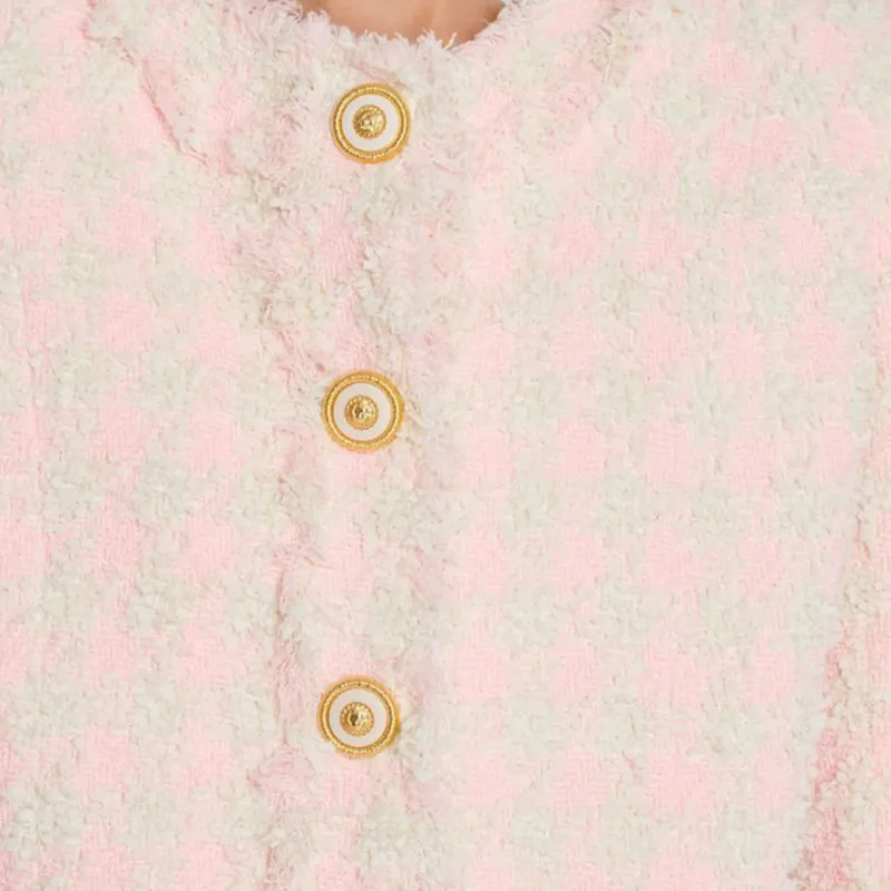BALMAIN 5 Button Tweed Jacket-6