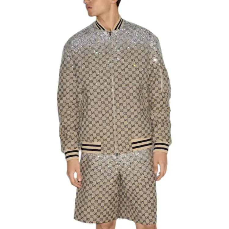 GUCCI Jackets Coats Men's Khaki-3