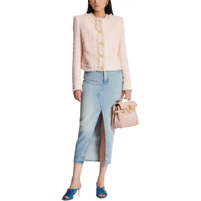 BALMAIN 5 Button Tweed Jacket-1