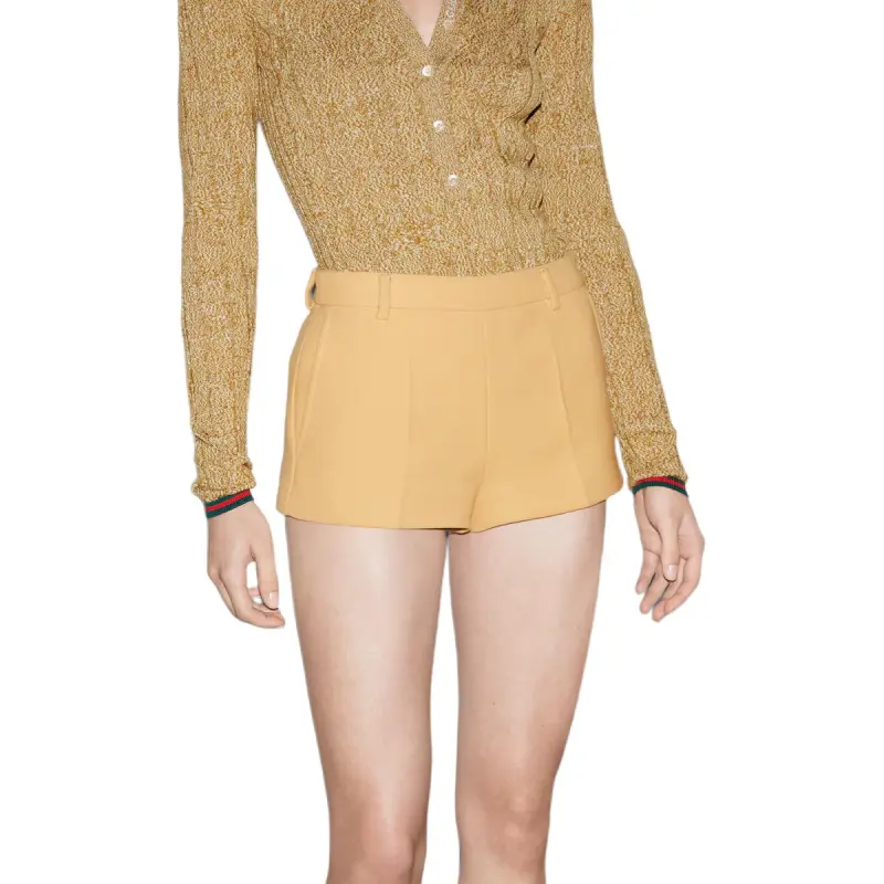 GUCCI Casual Shorts Women's Yellow-2