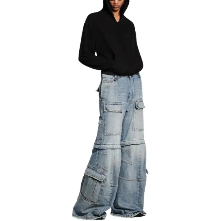 Balenciaga Flared Cargo Jeans-5