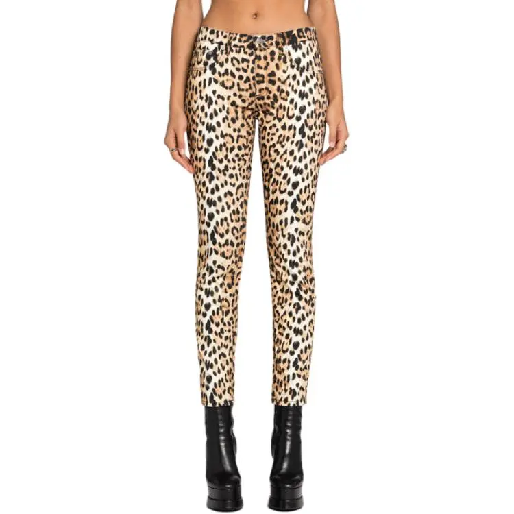 Roberto Cavalli Leopard print Jeans-1