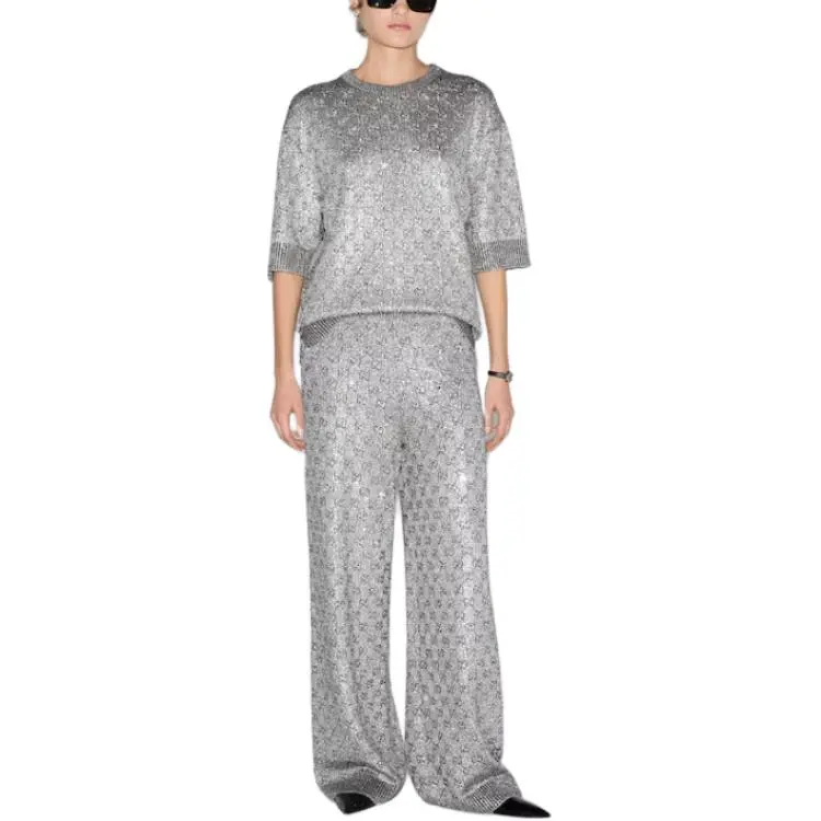 GUCCI Casual Pants Women's Gray-1