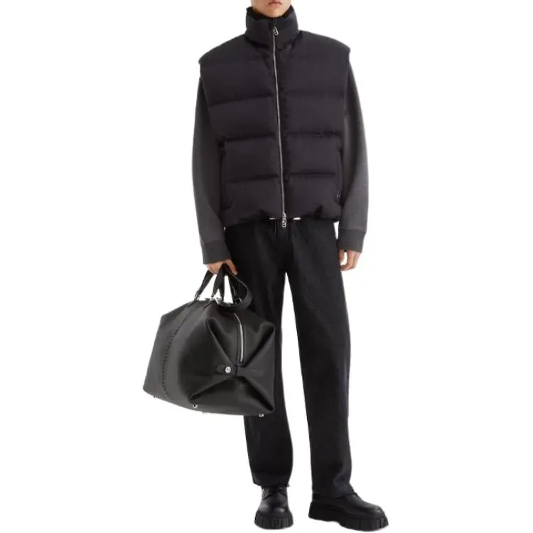 FENDI High Neck Zipped Gilet-2