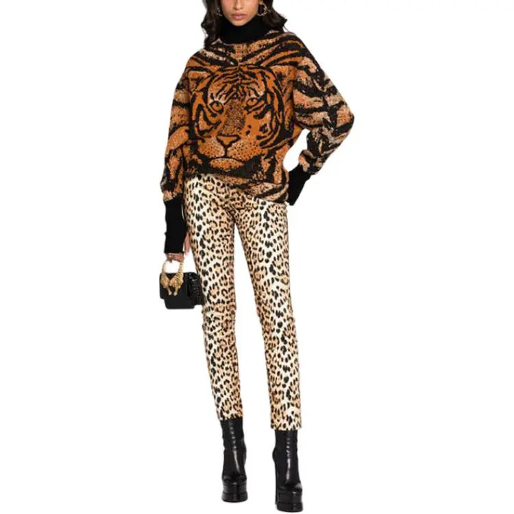 Roberto Cavalli Leopard print Jeans-2