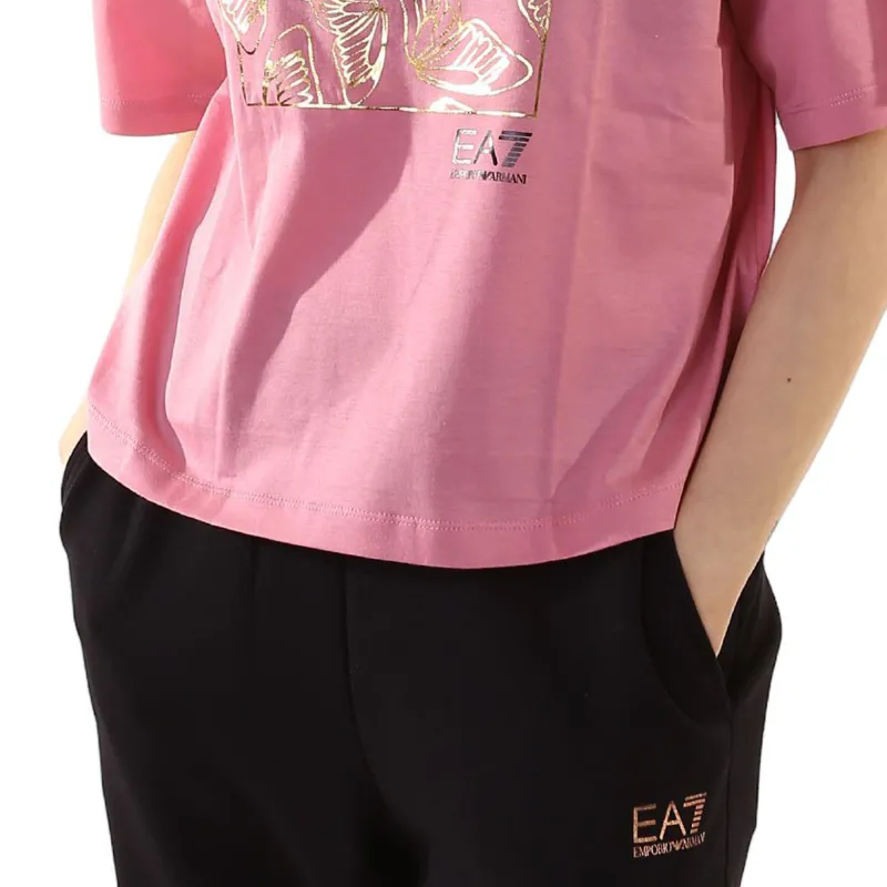 EMPORIO ARMANI T Shirts Women's Pink-4