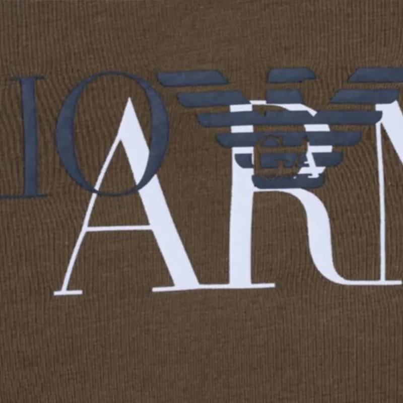 EMPORIO ARMANI T Shirt Men's Umber-4