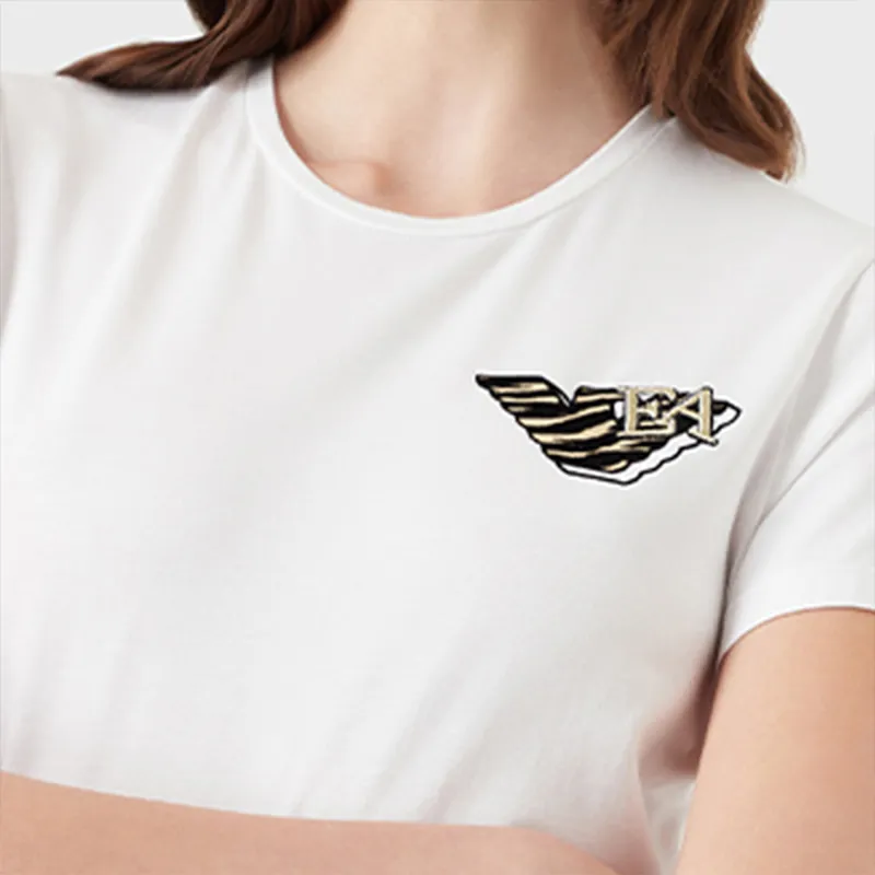 EMPORIO ARMANI T Shirts Women's White-4