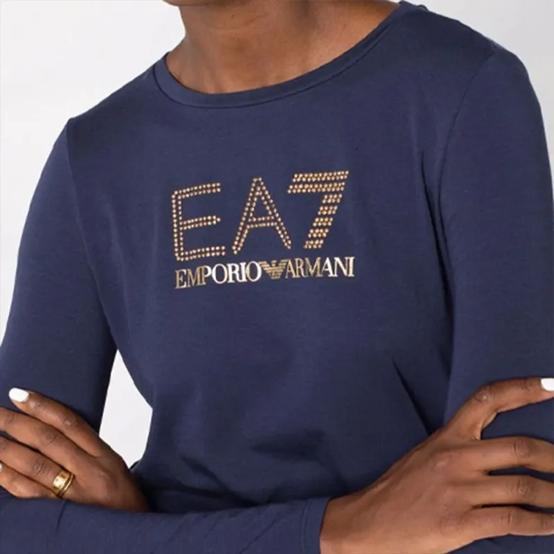EMPORIO ARMANI T Shirts Women's Blue-4