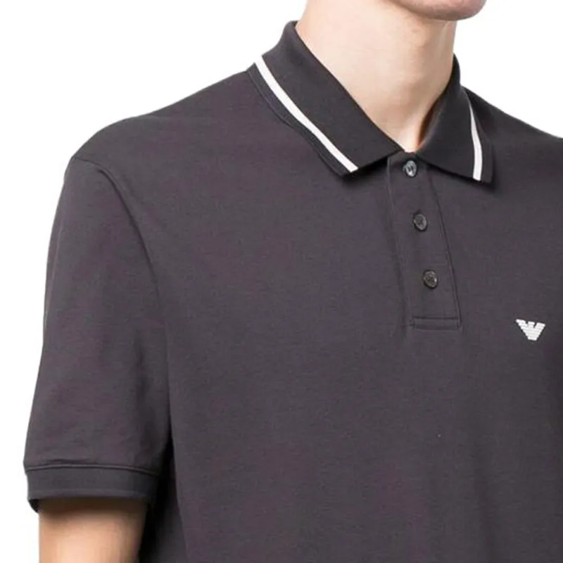 EMPORIO ARMANI Polo Shirts Men Light Brown-2