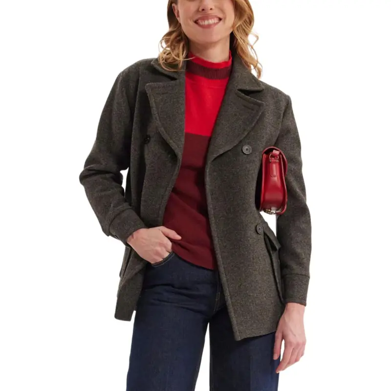 INES DE LA FRESSANGE Coat Women's Gray-1