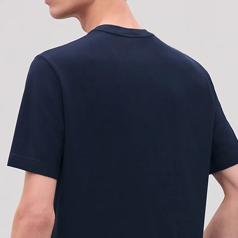 HERMES T Shirts Men Dark Blue-5