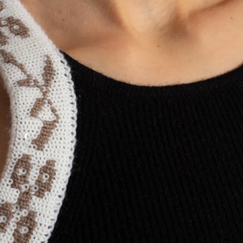 MaxMara Pleiadi Sequin embellishment Top-4