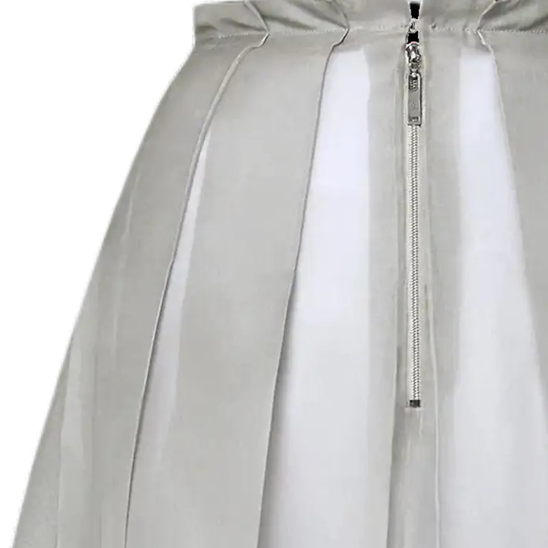 LOUIS VUITTON Asymmetrical Box Pleat Gauze Skirt-3
