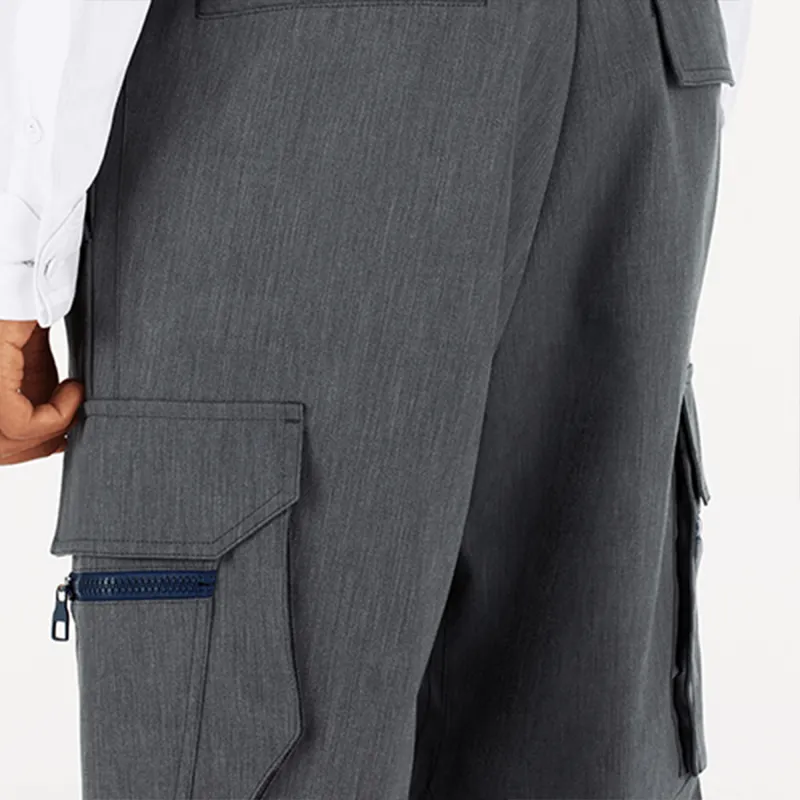 LOUIS VUITTON New Quarterly Products Of LV Suit Trousers Men Gray-4