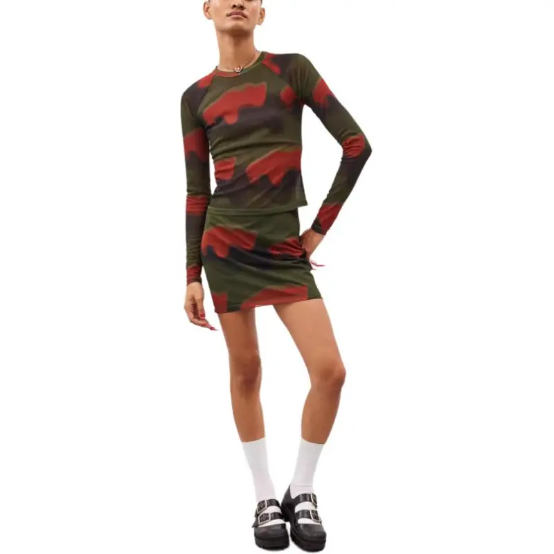COACH Casual Short Skirts Women's Green-2