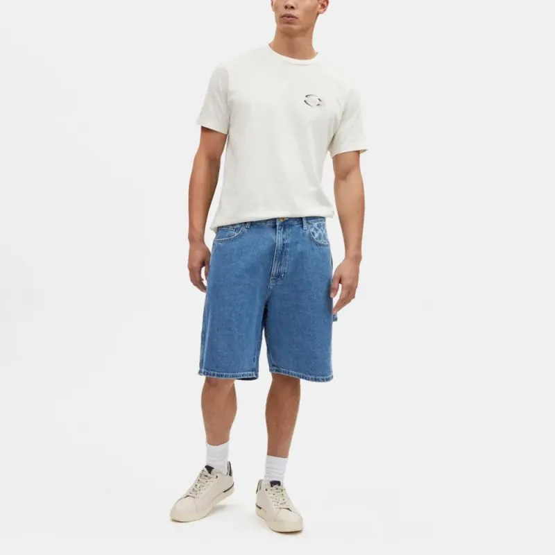 COACH Denim Shorts Men Blue-2