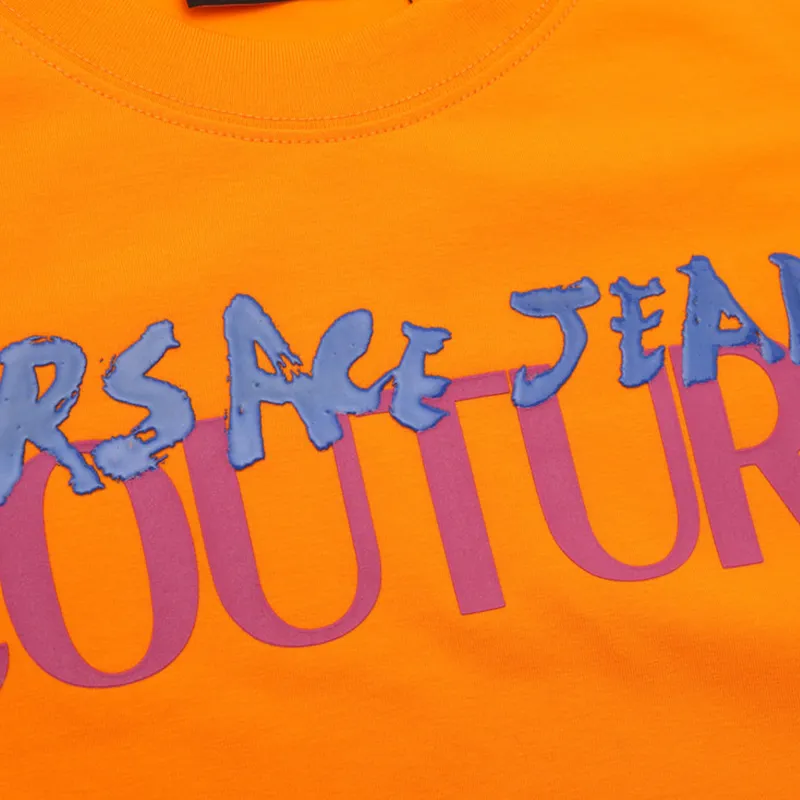 VERSACE JEANS COUTURE Regular T-Shirt Women's Orange-5