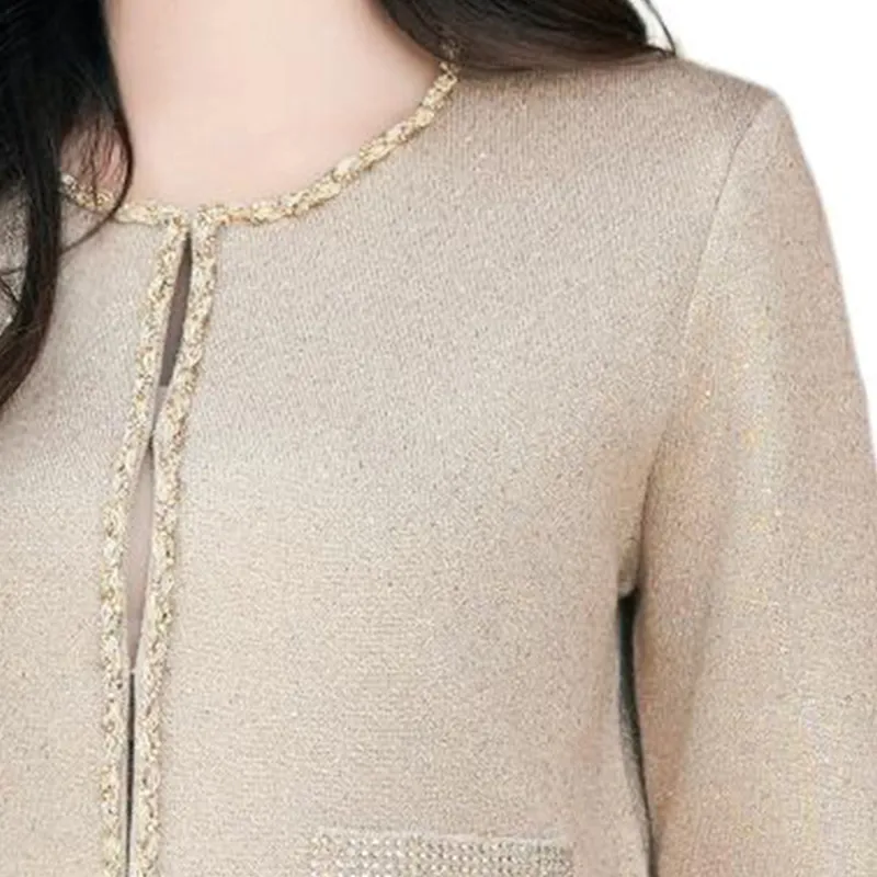 BESIONIA SS25 Knitwear Women's Gold-5